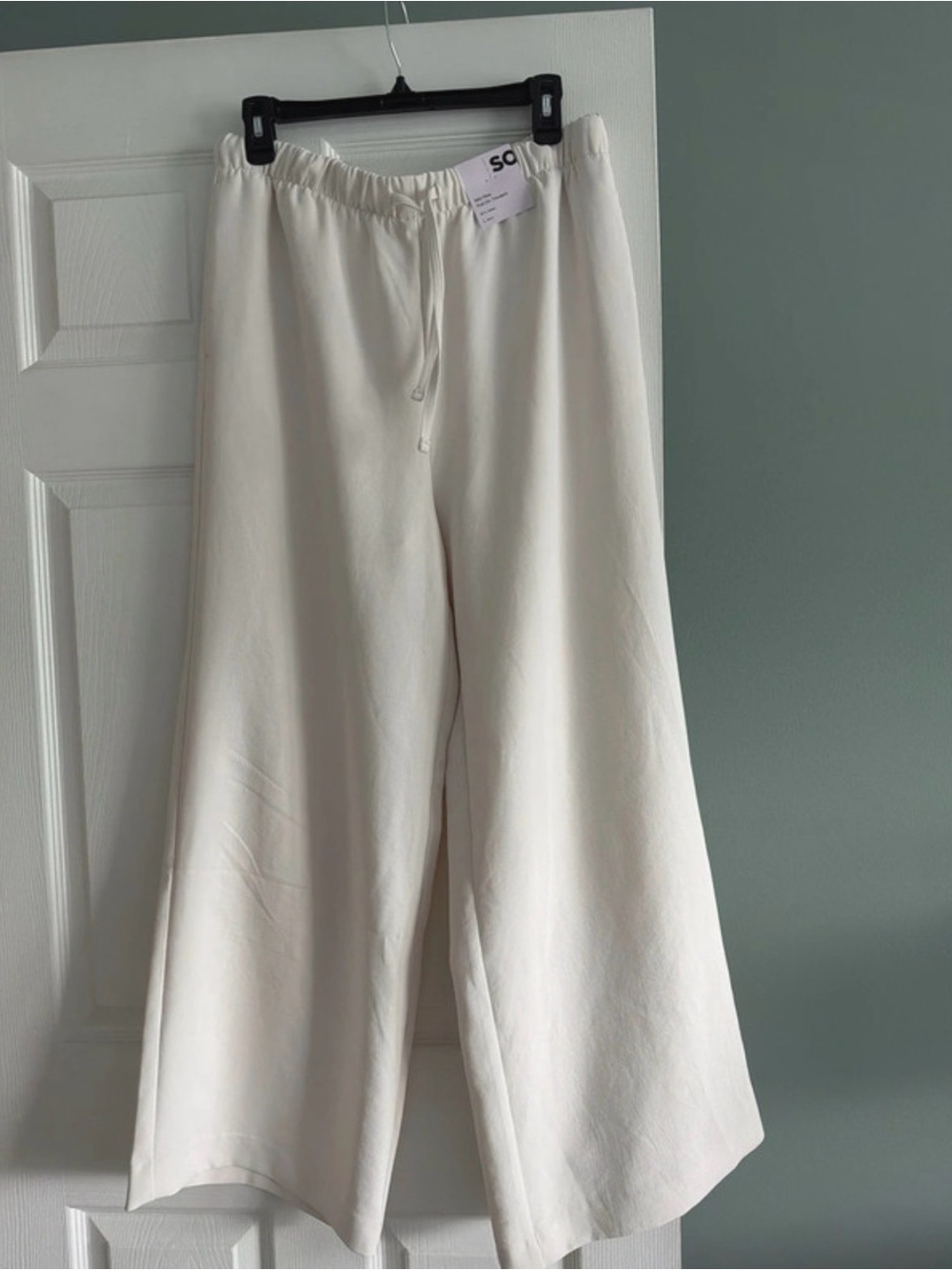 SO Cream Wide-Leg pull on pant